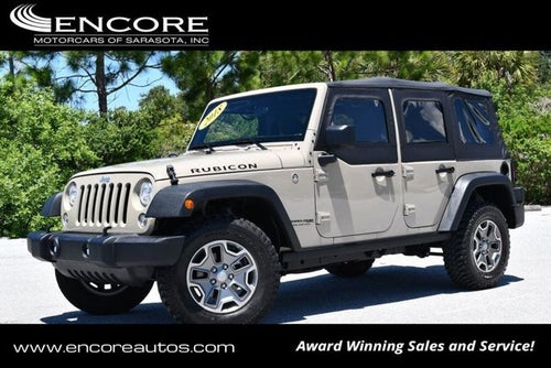 2018 Jeep Wrangler JK Unlimited Rubicon 4x4 W/Rubicon Package 23R