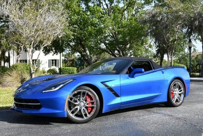 2014 Chevrolet Corvette Stingray 2 Door Z51 Convertible W/3LT and Performance Exhaust