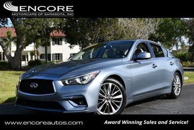 2018 INFINITI Q50 3.0t LUXE RWD Sedan W/Essential, Sensory & Proactive Packages