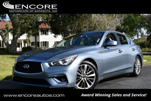 2018 INFINITI Q50 3.0t LUXE RWD Sedan W/Essential, Sensory & Proactive Packages
