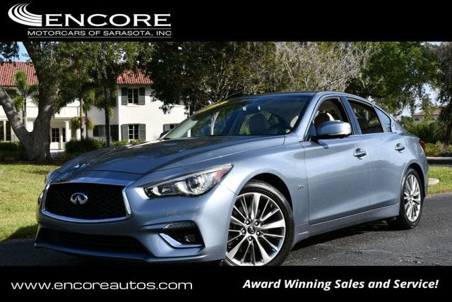 2018 INFINITI Q50 3.0t LUXE RWD Sedan W/Essential, Sensory & Proactive Packages