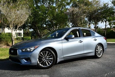 2018 INFINITI Q50 3.0t LUXE RWD Sedan W/Essential, Sensory & Proactive Packages