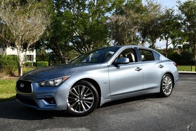 2018 INFINITI Q50 3.0t LUXE RWD Sedan W/Essential, Sensory & Proactive Packages