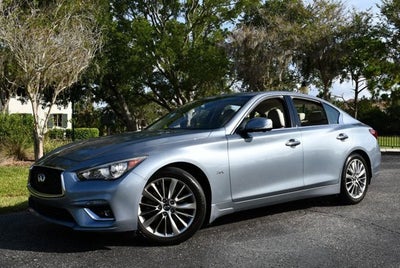 2018 INFINITI Q50 3.0t LUXE RWD Sedan W/Essential, Sensory & Proactive Packages