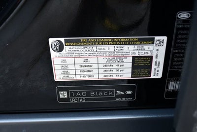 2022 Land Rover Range Rover Sport V8 Supercharged SVR 4X4 SUV W/Navigation