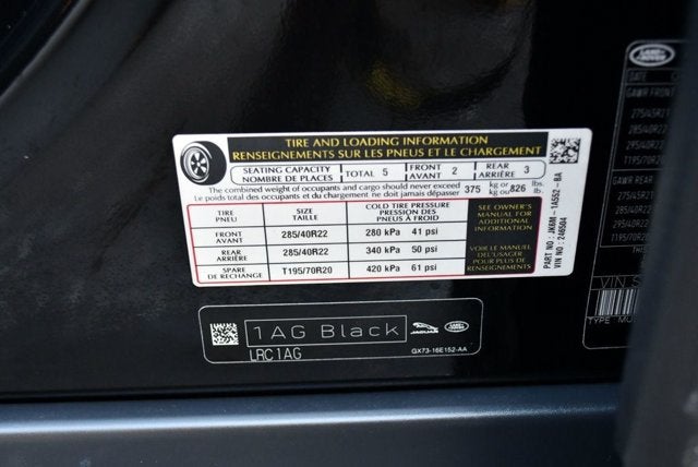 2022 Land Rover Range Rover Sport V8 Supercharged SVR 4X4 SUV W/Navigation