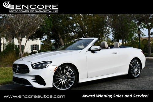 2022 Mercedes-Benz E 450 E 450 RWD Cabriolet W/AMG® Line Package