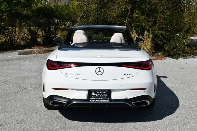 2025 Mercedes-Benz CLE 300 CLE 300 4MATIC® Cabriolet W/AMG® Line Package