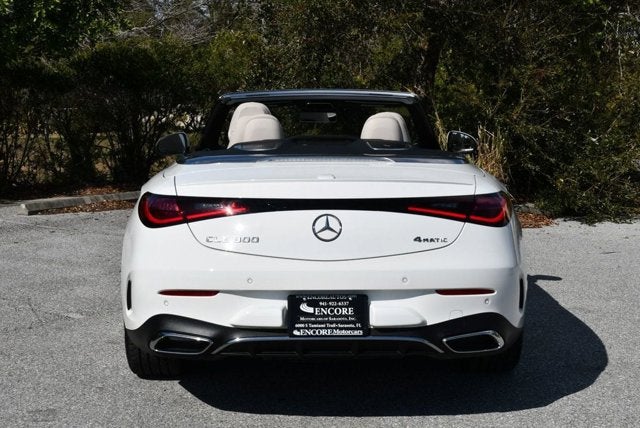 2025 Mercedes-Benz CLE 300 CLE 300 4MATIC® Cabriolet W/AMG® Line Package
