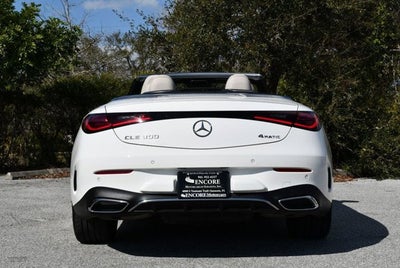 2025 Mercedes-Benz CLE 300 CLE 300 4MATIC® Cabriolet W/AMG® Line Package