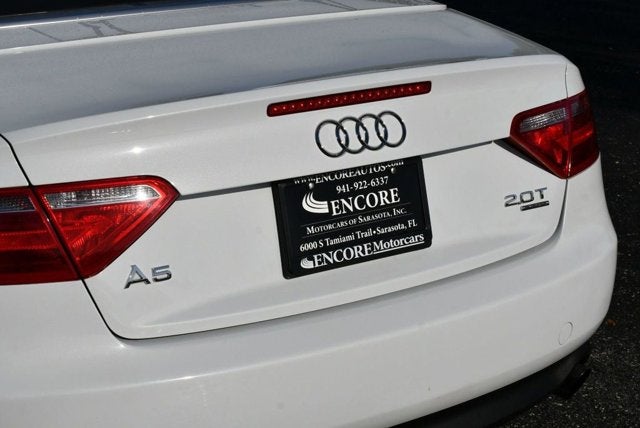 2012 Audi A5 2 Door Cabriolet Auto quattro 2.0T Premium W/Convenience Package