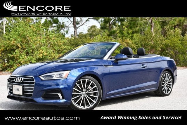 2018 Audi A5 Cabriolet 2.0 TFSI Premium Plus W/Luxury and Navigation Packages