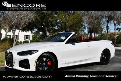 2022 BMW 4 Series 430i Convertible W/M Sport and Premium 2 Packages