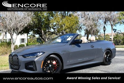 2022 BMW 4 Series 430i Convertible W/M Sport & Convenience Packages
