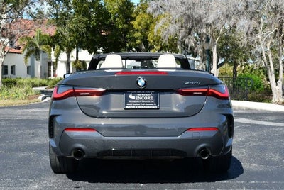 2022 BMW 4 Series 430i Convertible W/M Sport & Convenience Packages