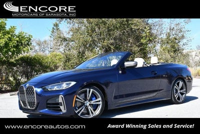 2024 BMW 4 Series M440i Convertible W/Premium and Parking Assistance Packages0i