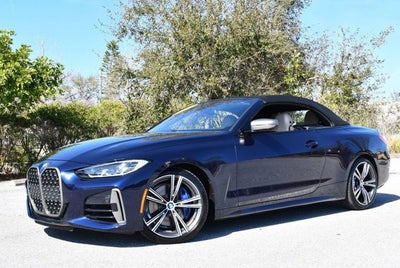 2024 BMW 4 Series M440i Convertible W/Premium and Parking Assistance Packages0i
