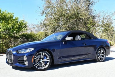 2024 BMW 4 Series M440i Convertible W/Premium and Parking Assistance Packages0i