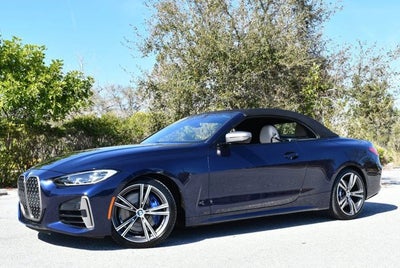 2024 BMW 4 Series M440i Convertible W/Premium and Parking Assistance Packages0i