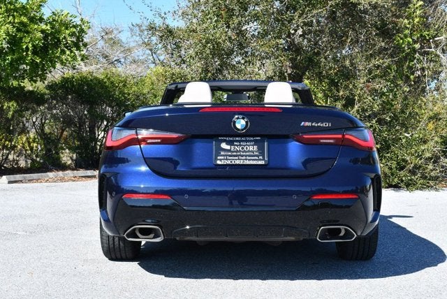 2024 BMW 4 Series M440i Convertible W/Premium and Parking Assistance Packages0i