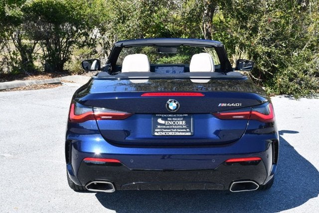 2024 BMW 4 Series M440i Convertible W/Premium and Parking Assistance Packages0i