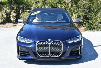 2024 BMW 4 Series M440i Convertible W/Premium and Parking Assistance Packages0i