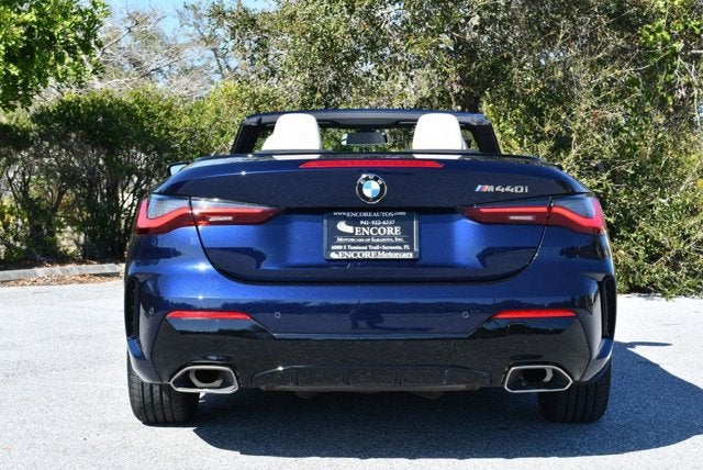 2024 BMW 4 Series M440i Convertible W/Premium and Parking Assistance Packages0i