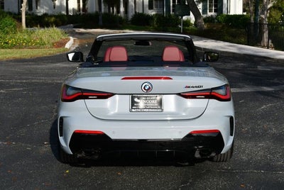 2023 BMW 4 Series M440i Convertible W/Premium and Parking Assistance Packages