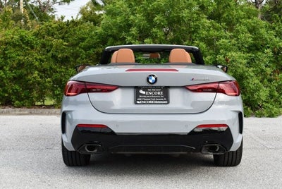 2026 BMW 4 Series M440i RWD Convertible W/Premium and Parking Assistance Packages
