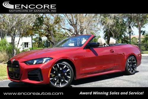 2025 BMW 4 Series M440i Convertible W/Premium and Parking Assistance Packages