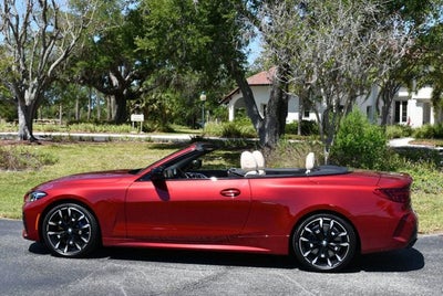 2025 BMW 4 Series M440i Convertible W/Premium and Parking Assistance Packages