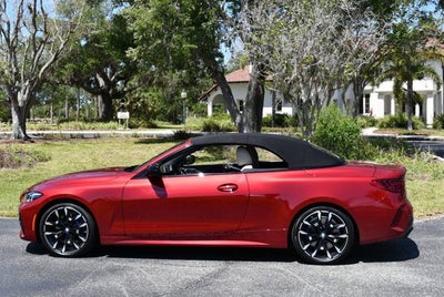 2025 BMW 4 Series M440i Convertible W/Premium and Parking Assistance Packages