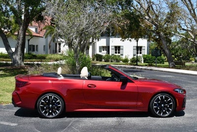 2025 BMW 4 Series M440i Convertible W/Premium and Parking Assistance Packages