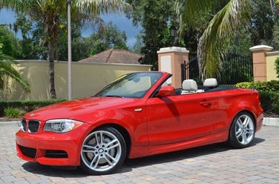 2012 BMW 1 Series 135i 2 Door Convertible W/M Sport Package
