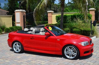 2012 BMW 1 Series 135i 2 Door Convertible W/M Sport Package