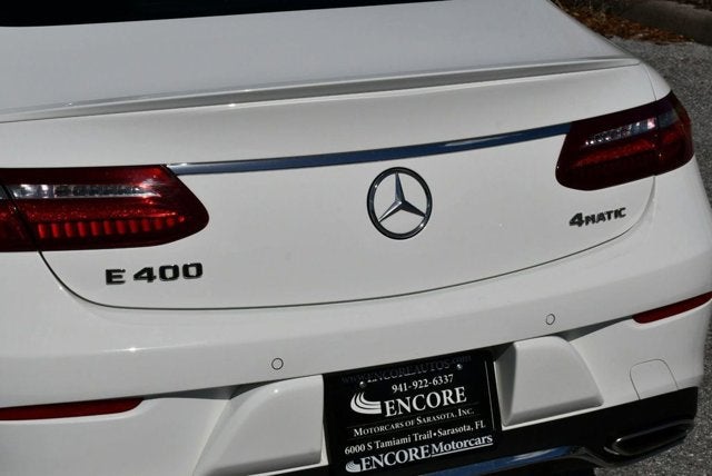 2018 Mercedes-Benz E 400 E 400 4MATIC® Coupe W/Premium 2 Package & AMG® Body Styling