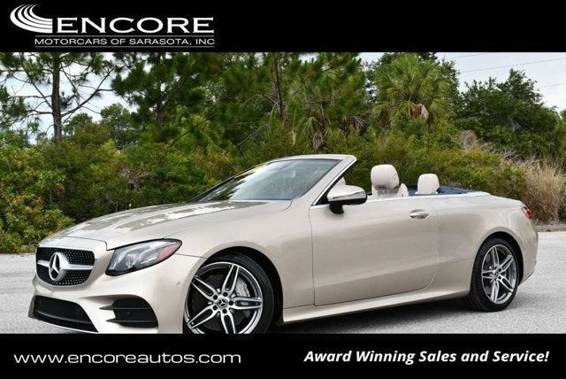 2019 Mercedes-Benz E 450 E 450 RWD Cabriolet W/P1 & Parking Assistance Packages