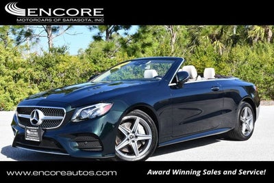 2020 Mercedes-Benz E 450 E 450 4MATIC® Cabriolet W/AMG® Line and Parking Assistance Packages