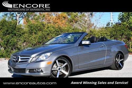 2011 Mercedes-Benz E 350 E 350 RWD 2 Door Convertible W/P1 Package and Navigation