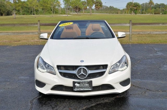 2016 Mercedes-Benz E 400 E 400 RWD 2 Door Cabriolet W/P1 and Sport Packages
