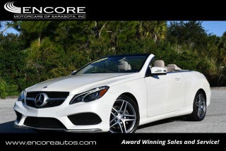 2017 Mercedes-Benz E 400 E 400 RWD Cabriolet W/P2 and Sport Packages