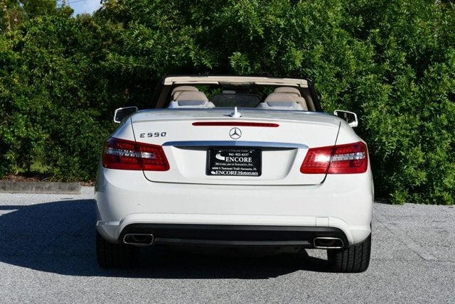2012 Mercedes-Benz E 550 E 550 2 Door Cabriolet W/Premium 2 and Appearance Packages