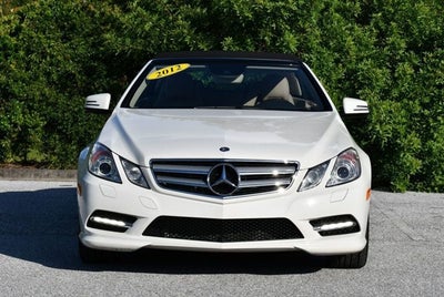2012 Mercedes-Benz E 550 E 550 2 Door Cabriolet W/Premium 2 and Appearance Packages