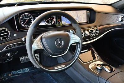 2015 Mercedes-Benz S 63 AMG® 4 Door Sedan S 63 AMG® 4MATIC® W/Rear Seat and Driver Assistance Pkgs
