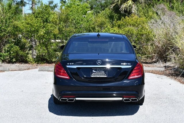2015 Mercedes-Benz S 63 AMG® 4 Door Sedan S 63 AMG® 4MATIC® W/Rear Seat and Driver Assistance Pkgs