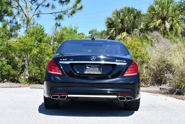 2015 Mercedes-Benz S 63 AMG® 4 Door Sedan S 63 AMG® 4MATIC® W/Rear Seat and Driver Assistance Pkgs