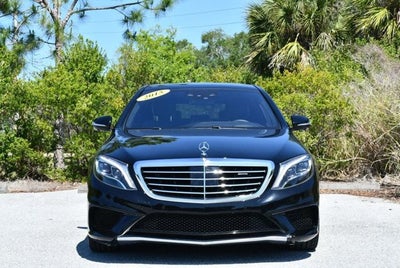 2015 Mercedes-Benz S 63 AMG® 4 Door Sedan S 63 AMG® 4MATIC® W/Rear Seat and Driver Assistance Pkgs