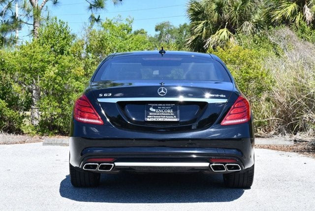 2015 Mercedes-Benz S 63 AMG® 4 Door Sedan S 63 AMG® 4MATIC® W/Rear Seat and Driver Assistance Pkgs