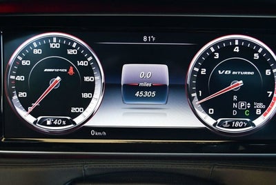 2015 Mercedes-Benz S 63 AMG® 4 Door Sedan S 63 AMG® 4MATIC® W/Rear Seat and Driver Assistance Pkgs