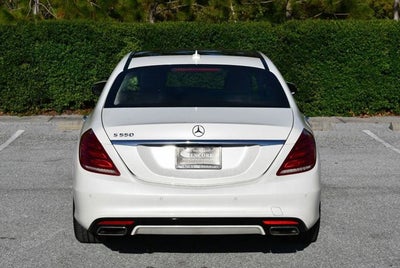 2015 Mercedes-Benz S 550 S 550 RWD 4 Door Sedan W/P1, Sport & Rear Seat Packages